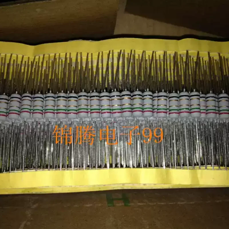 10-100pcs winding resistance KNP 2W 2.5 ohms 2.5R 5% fuse resistance five color ring resistance