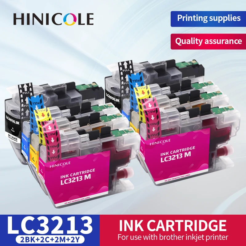 HINICOLE Compatible LC 3211 LC3213 XL For LC3211 LC 3213 Ink Cartridge For Brother DCP-J772DW DCP-J774DW MFC-J890DW MFC-J895DW