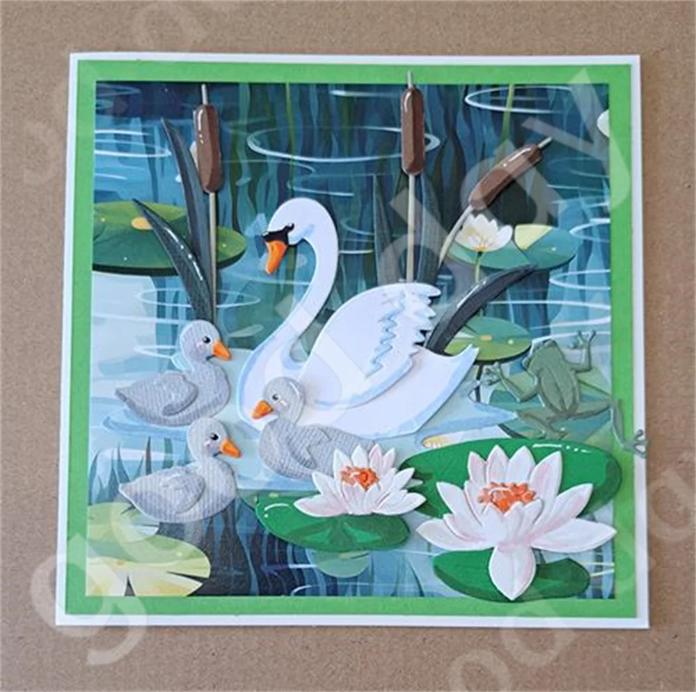 Cattails Metal Cutting Dies for DIY Scrapbooking Handmade Greeting Card Embossing Crafts Decoration