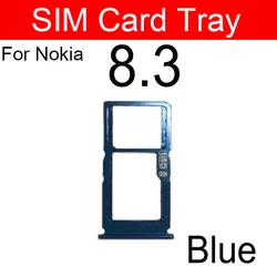 For Nokia 8.3 SIM Card Tray Sim Card Slot  Card Reader Adapter Replacement Repair Parts