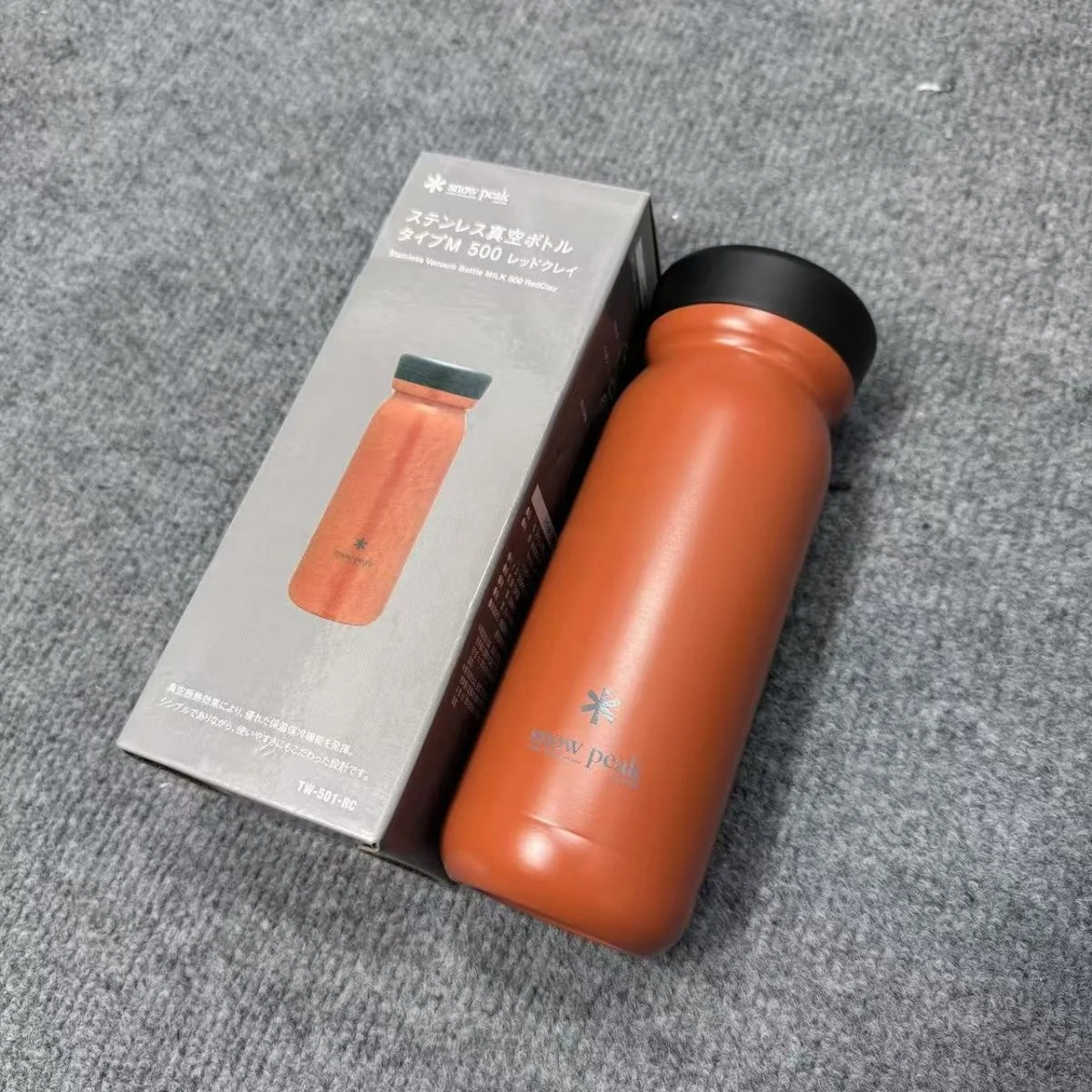 snow peak Stainless Steel Insulated Mug Outdoor Sports Hiking Camping Travel Water Bottle