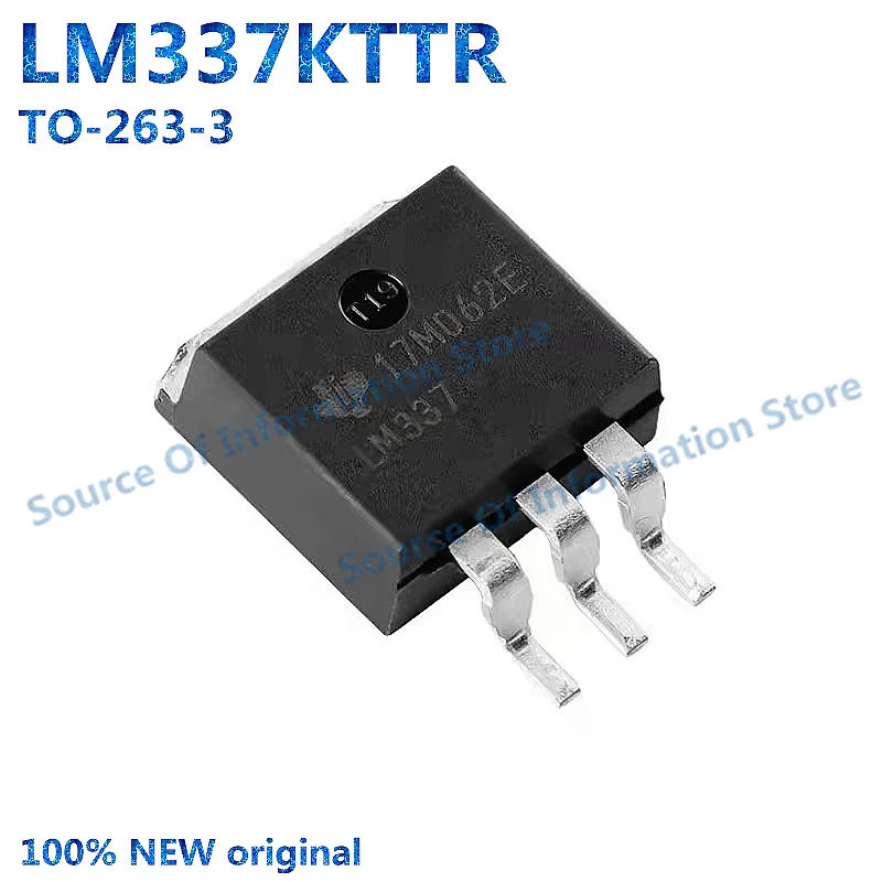 

10Pcs LM337KTTR TO-263-3 Negative Voltage Adjustable Section Linear Regulator Chip