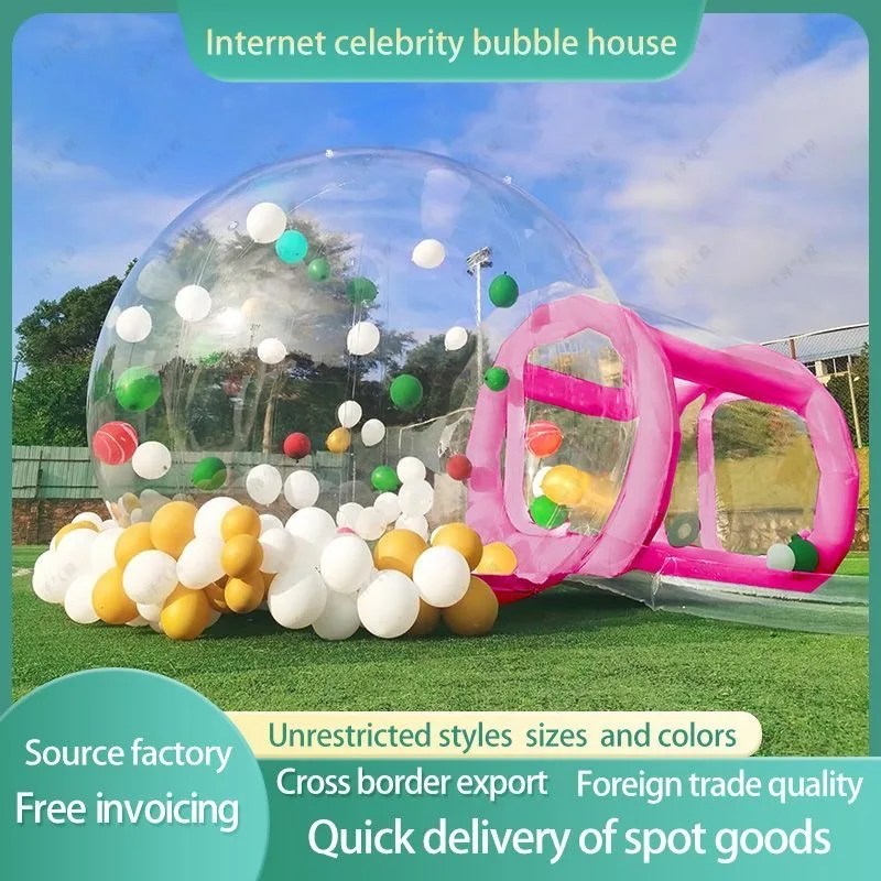 Nouvelle Maison Bulle Gonflable d'Extérieur 2026, Dôme Transparent (avec Souffleur), Idéale pour Fêtes, Demandes en Mariage, Journée des Enfants