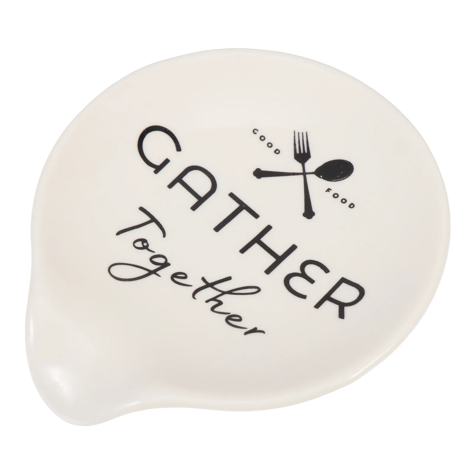 

Ceramic Spoon Rest Elegant Tableware Accessory Wear-Resistant Kitchen Decor Smooth Surface Easy Clean Spoon Rest