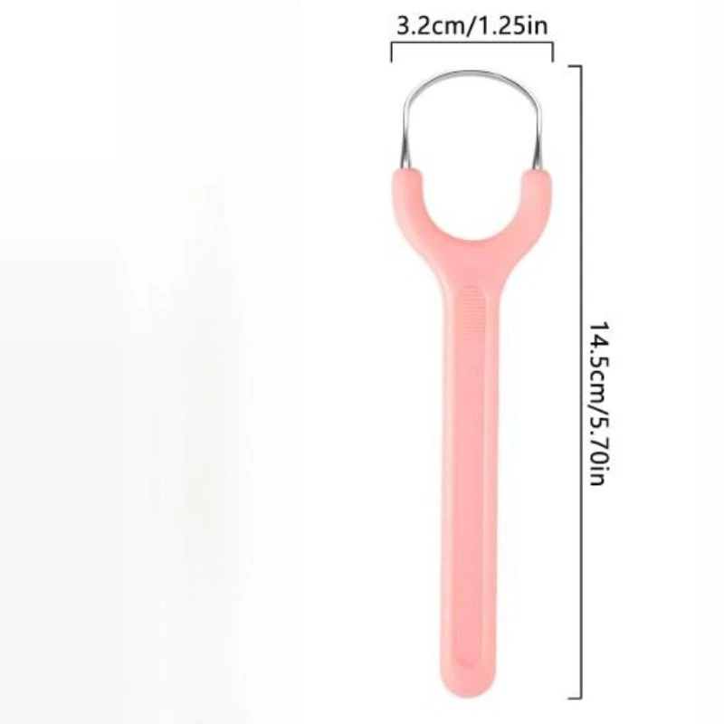 45Pcs Tongue Cleaner Stainless Steel Color Tongue Scraper Adult To Remove Bad Breath Mouth Cleaner Board Reuse Oral Care