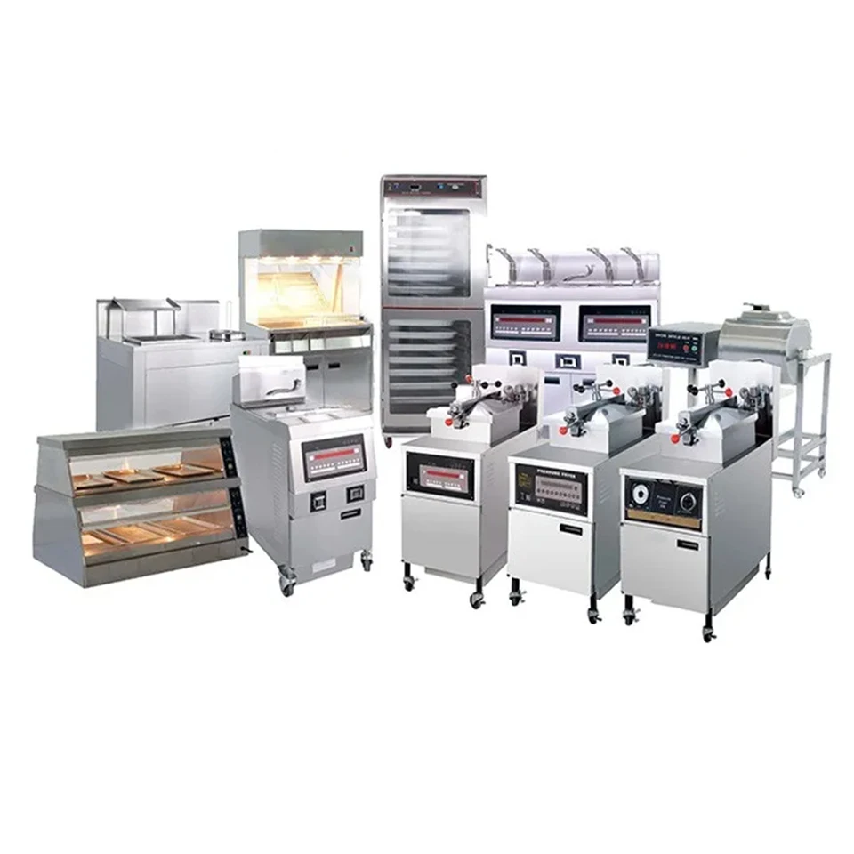 Chicken Fryer Machines Commercial Pressure Fryer 4 Heads Henny Penny Pressure Fryer 8000 Mcdonalds Kitchen Equipment