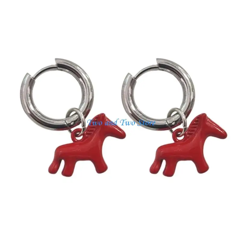 HX6F Metal Craftsmanship Unique Ear Jewelry Alloy Texture Suitable for Daily Outfits