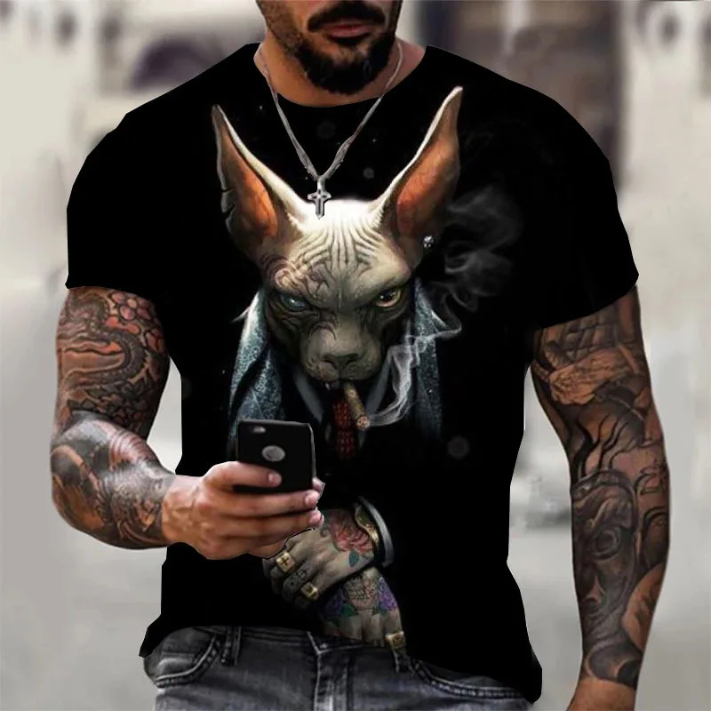 New 3D Print Fish Clothing Fashion Men Women T-shirt Plus Size S-7XL Four Seasons Casual Oversized Streetwear Summer Round Neck