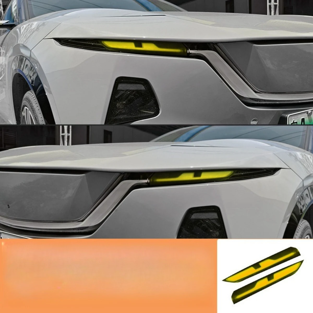 For Mazda EZ60 Changing Decorative Film Upgraded Daytime Running Light Color Changing Film Modified Eyebrow Film