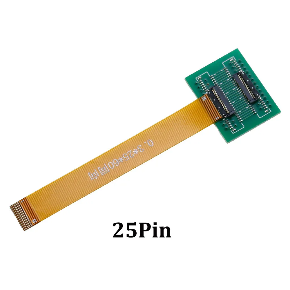 YUXI 1PCS 25 31 39 45 51 Pin 0.3mm Pitch Extension Board Connector Adapter with FFC FPC Flexible Flat Cable length 60mm