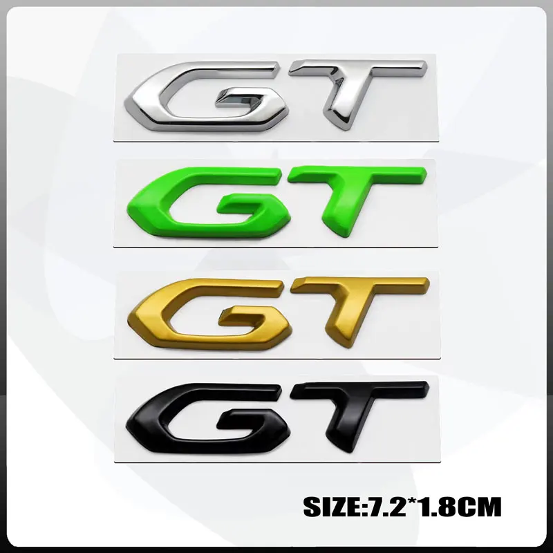 3D Metal Car Sticker Body Side Fender Badge Trunk Logo Decal For Peugeot 206 207 208 307 308 407 508 2008 3008 4008 5008 GT RCZ