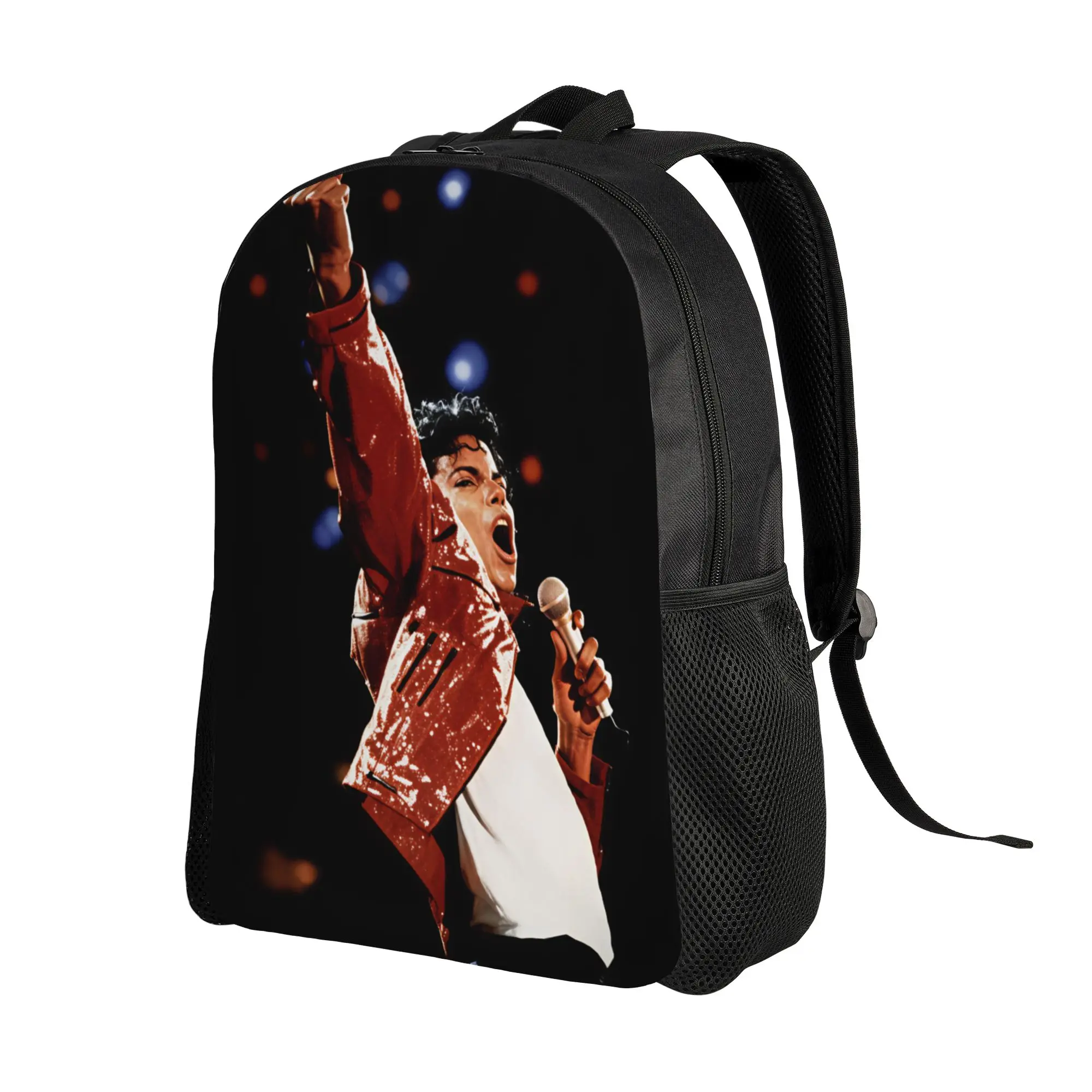 Michael Jackson King of Pop MJ Backpack  Workout Backpacks Women Men Colorful Big High School Bags Streetwear Rucksack