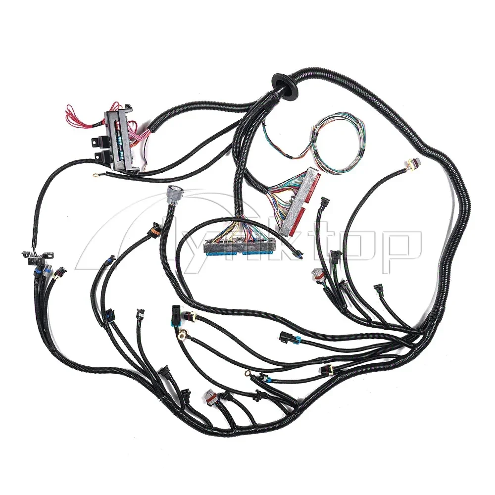 4L60E Complete Engine Standalone Wiring Harness W/EV1 Fuel Injector Connectors  fit 1997-2006 DBC LS1 4.8 5.3 6.0