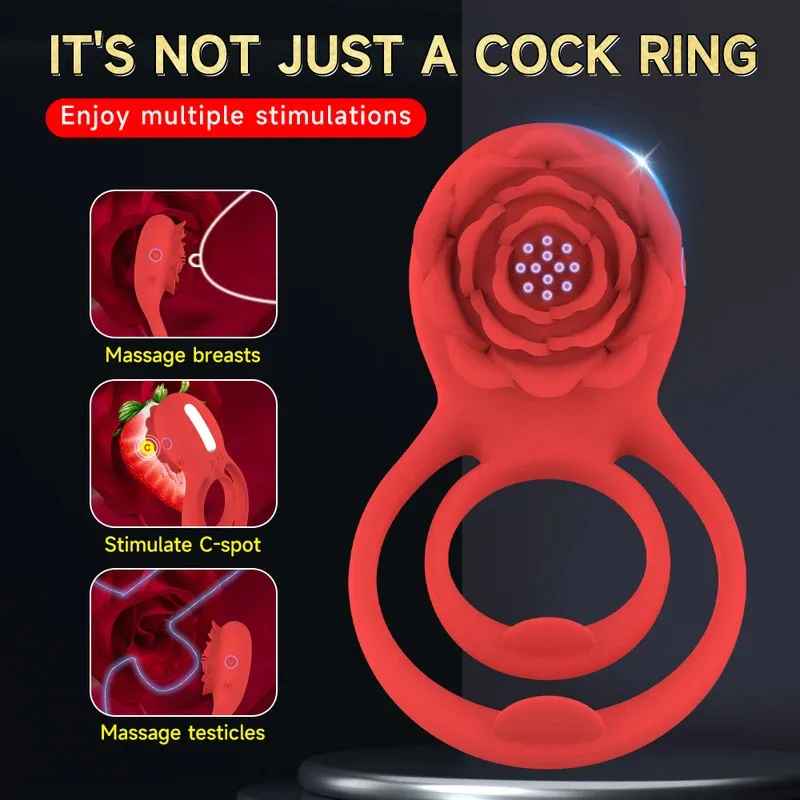 for-men-women-vibrating-cock-ring-with-rose-clitoral-stimulator-delayed-ejaculation-penis-rings-couples-adult-sex-toys