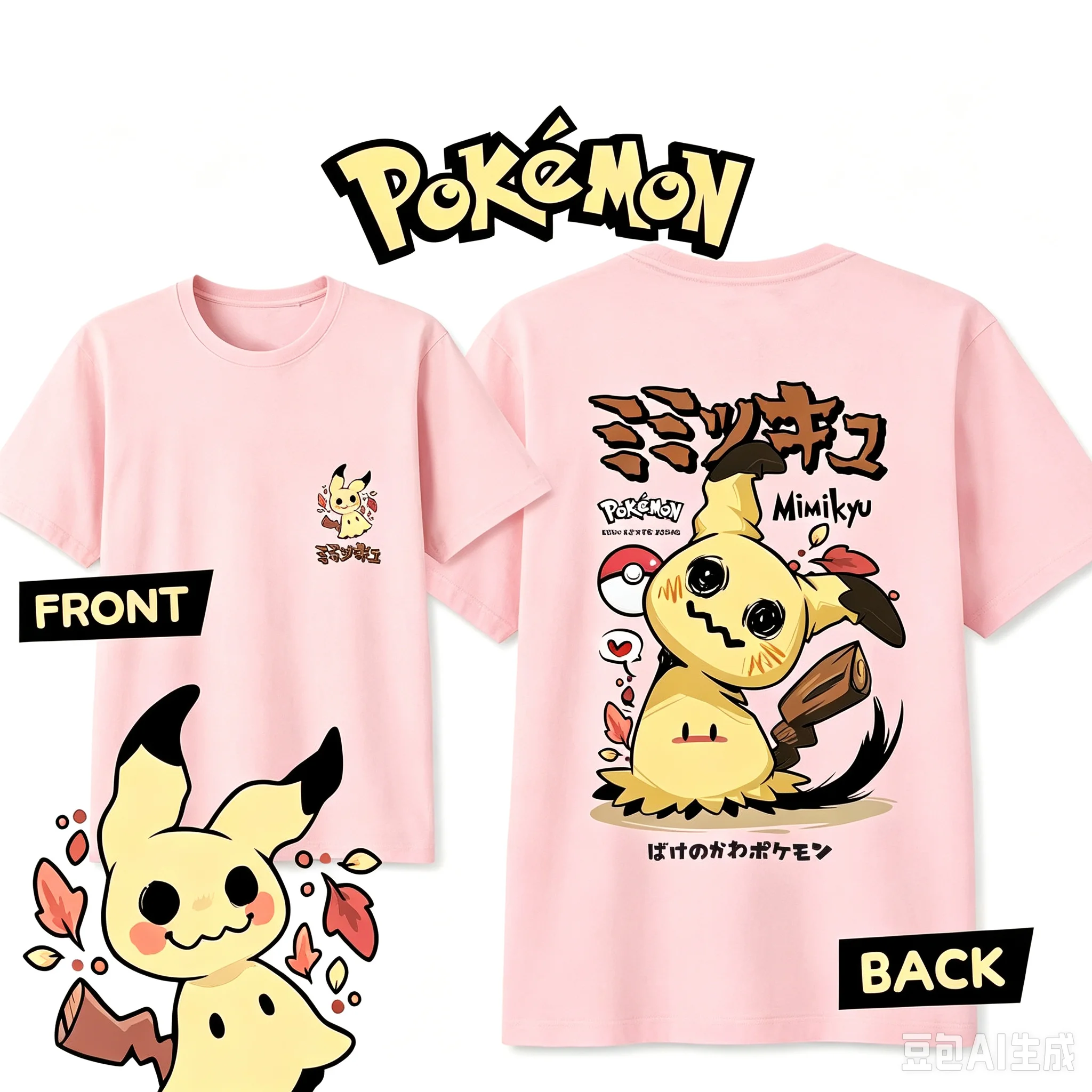 Camiseta Estampada de Pokémon  - Anime Merchandise For Women reseña y precio