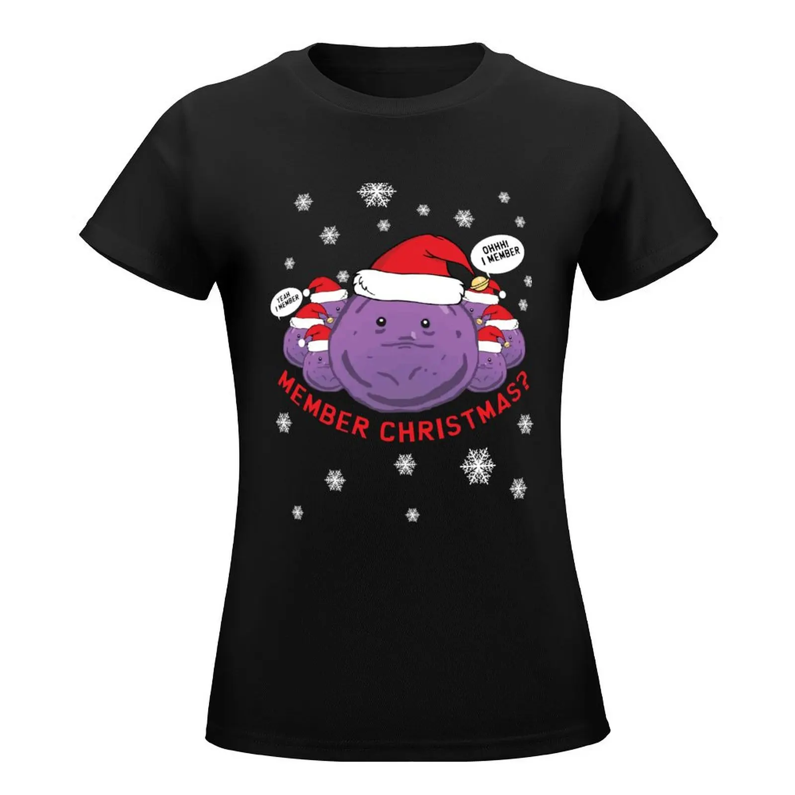 Member Berries/ Member Christmas Shirt T-Shirt lady clothes shirts graphic tees anime clothes Women's t-shirt