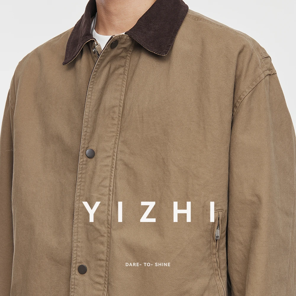 سترة عمل رجالية عصرية ذات طية صدر السترة الأمريكية لخريف 2025 سترة غير رسمية جديدة تناسب الجميع سترة رجالية