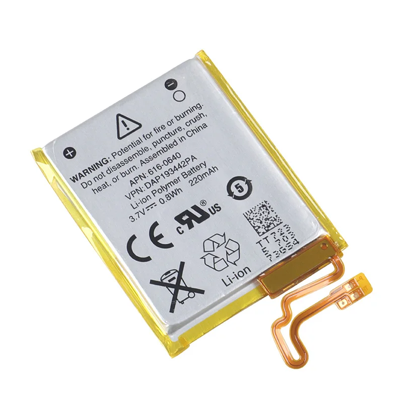 616-0640 Replacement Battery For iPod Nano 7 7th Gen Batteries A1446 MP3 MP4 Battery MB903LL/A 616-0639 + Tools