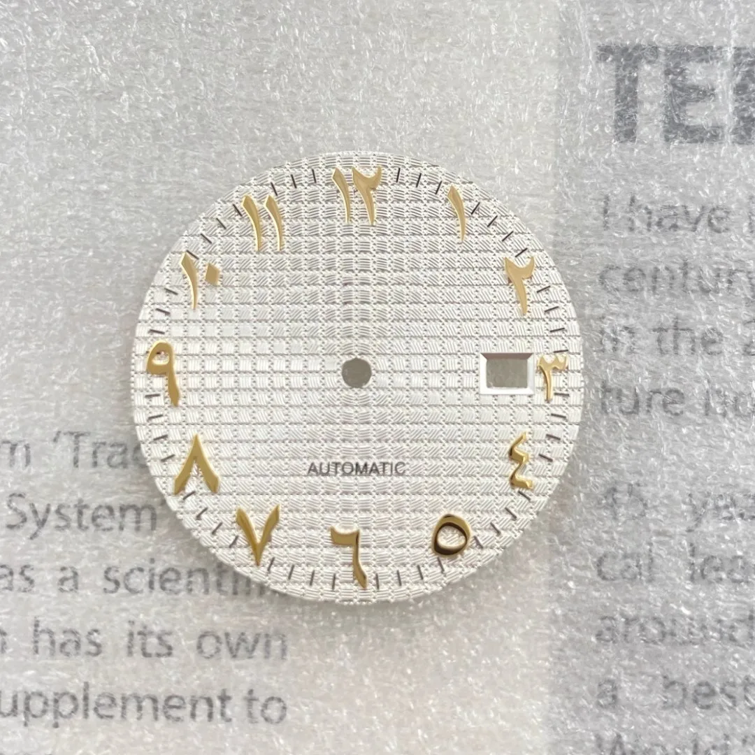 NH35 dial 31.8mm literal Arabic modified farmhouse oak dial without night light watch accessories dial