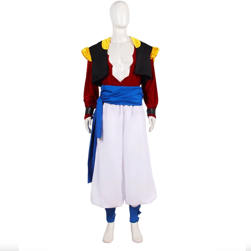 Super Saiyan Super Gogeta Gotenks Son Goten Son Gohan Uniform Christmas Party Halloween Cosplay Costume Custom Made Any Size