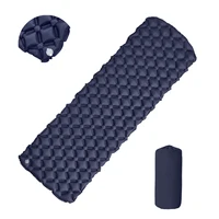 Colchón inflable plegable para acampar, cama de campamento, manta de Picnic, esterilla de aire de viaje, equipo de Camping