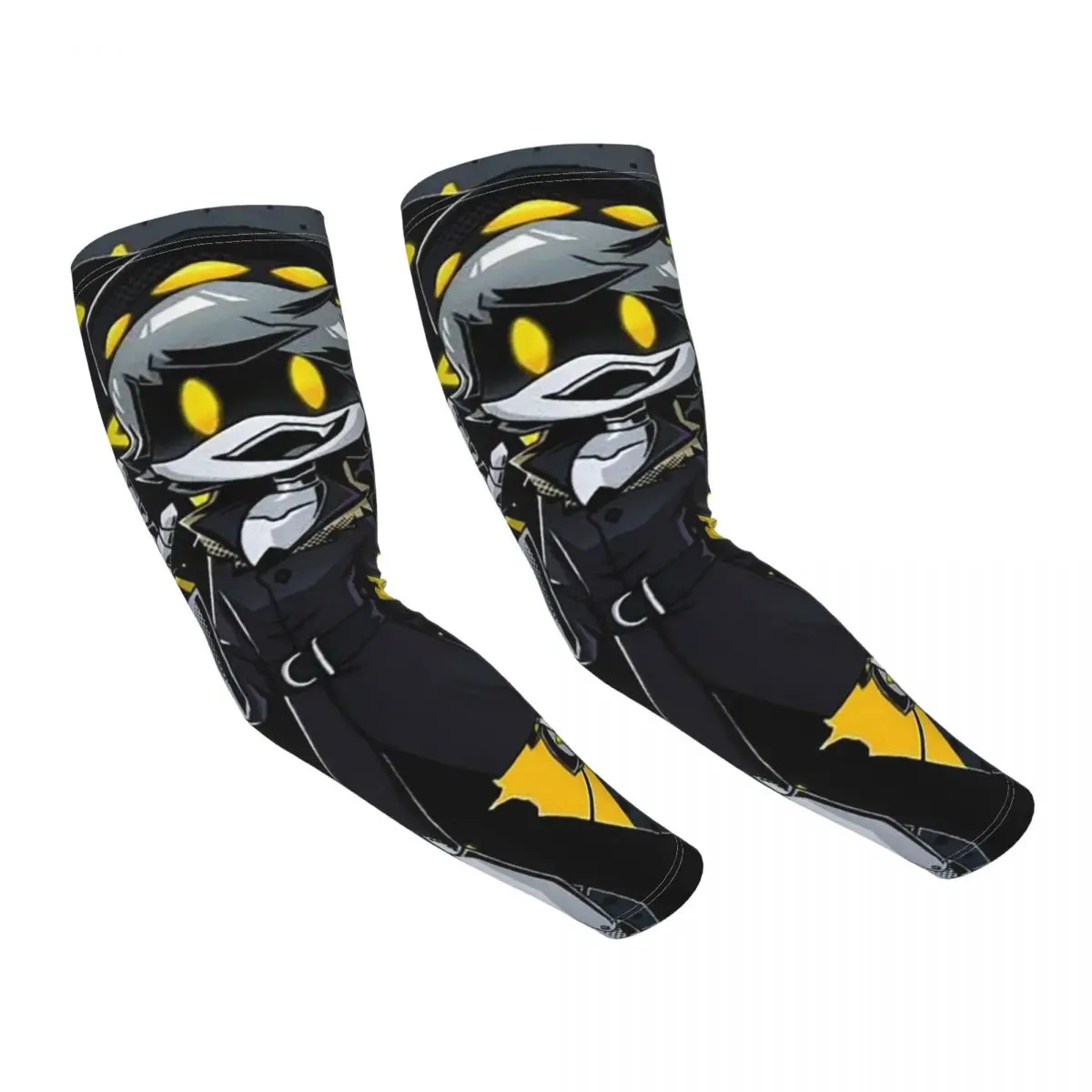 طائرات القتل بدون طيار N Uzi Doorman أكمام أذرع تبريد خارجية من الشمس فوق البنفسجية غطاء حماية صيفي من الحرير الجليدي لركوب الدراجات وأكمام وشم #1