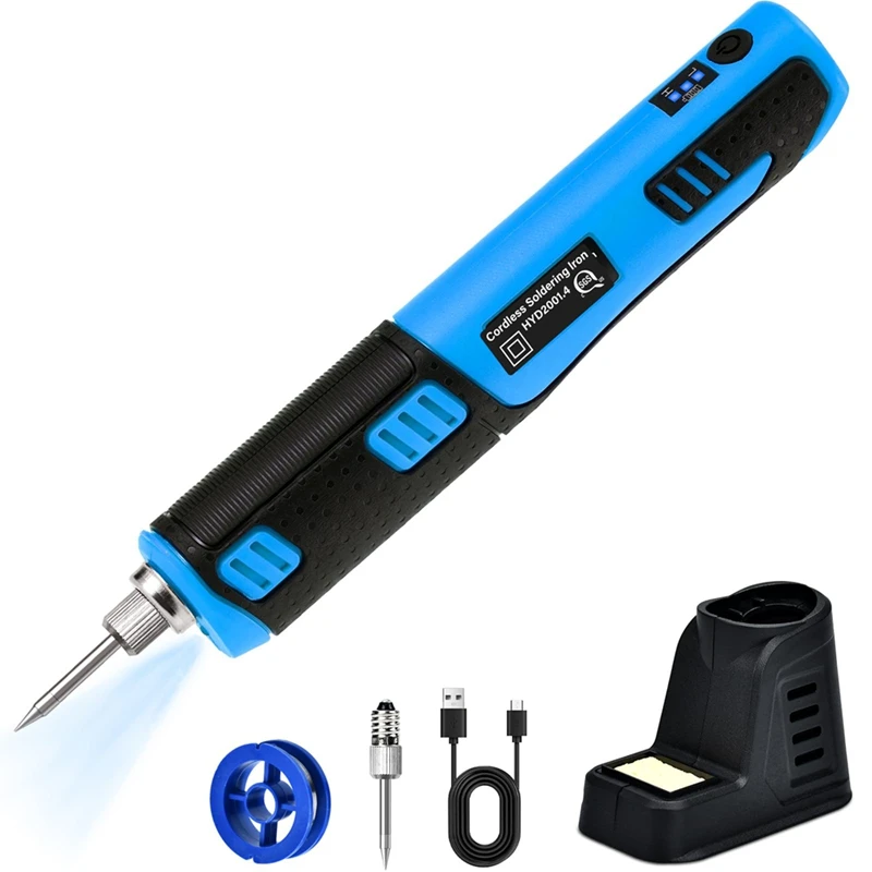 

Soldering Iron Battery, Wireless Soldering Iron, Portable Battery Soldering Iron With Soldering Base