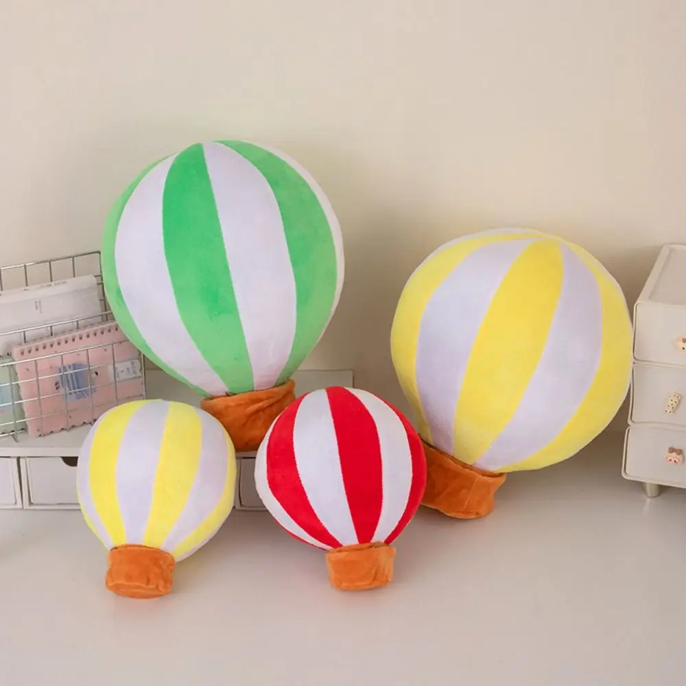 

PP Cotton Hot Air Balloon Lifelike Fluffy Colorful Hot Air Balloon Cartoon Interactive Stuffed Air Balloon Birthday Parties
