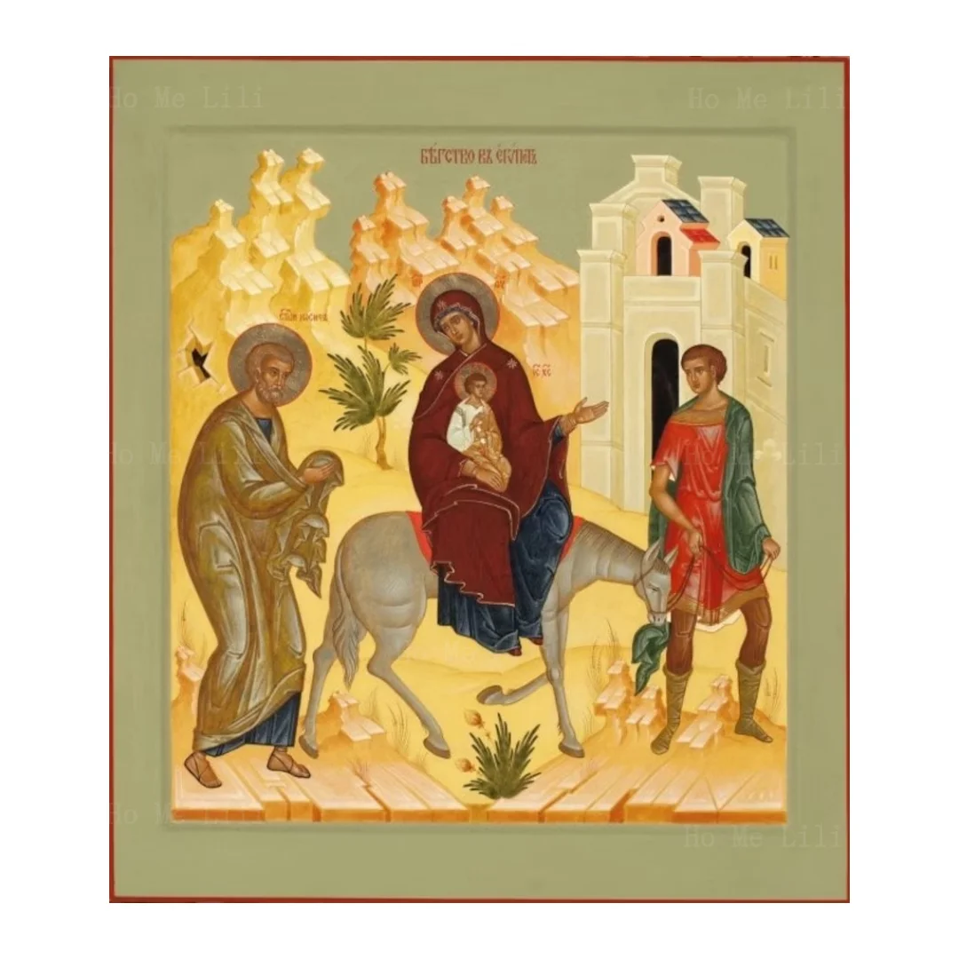 Holy Family Escapes To Egypt Canvas Wall Art For Livingroom Decor