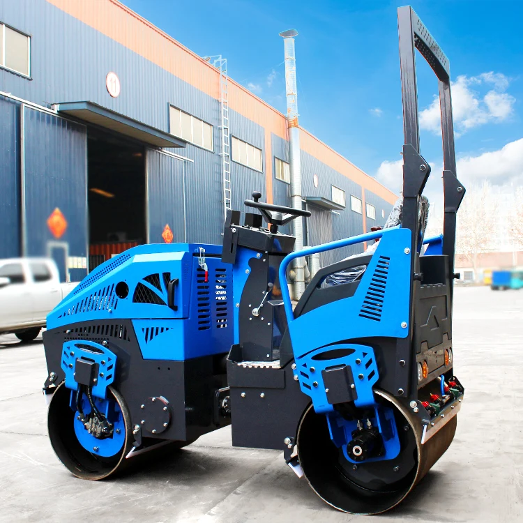 الشركة المصنعة لآلات البناء ذات الطبل المزدوج وضاغط الأسطوانة الاهتزازية والديزل الهيدروليكي آلة الأسطوانة الصغيرة #1