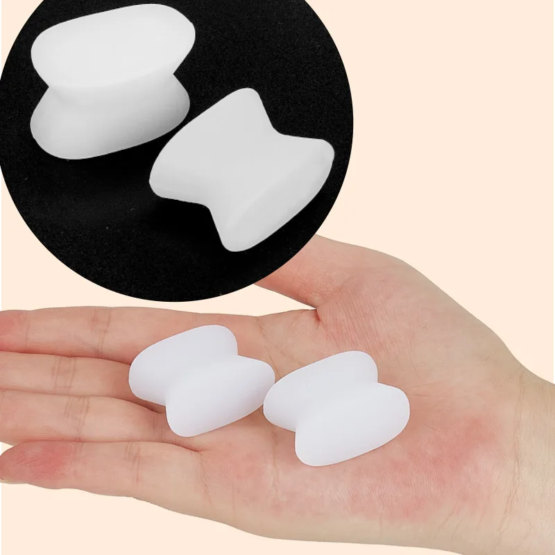 Gel Toe Separator Hallux Valgus Bunion Corrector Straightener Soft Silicone Toe Protector Spacer Foot Care Tool Health 2/4pcs