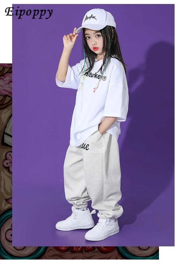 Taniec uliczny dziecięca odzież chłopięca modne przystojne spodnie z krótkim rękawem Hip Hop odzież dziecięca modna marka Hip Hop