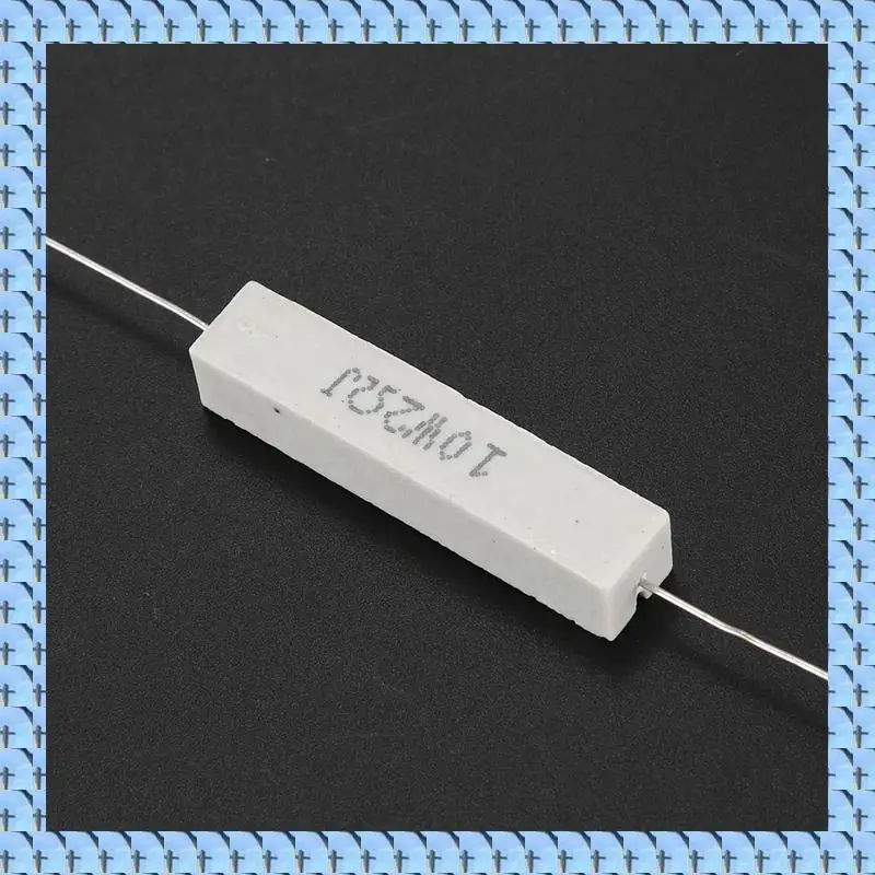 NOCM 20 Pcs Wire Wound  Cement Resistor 2 Ohm 10W Watt