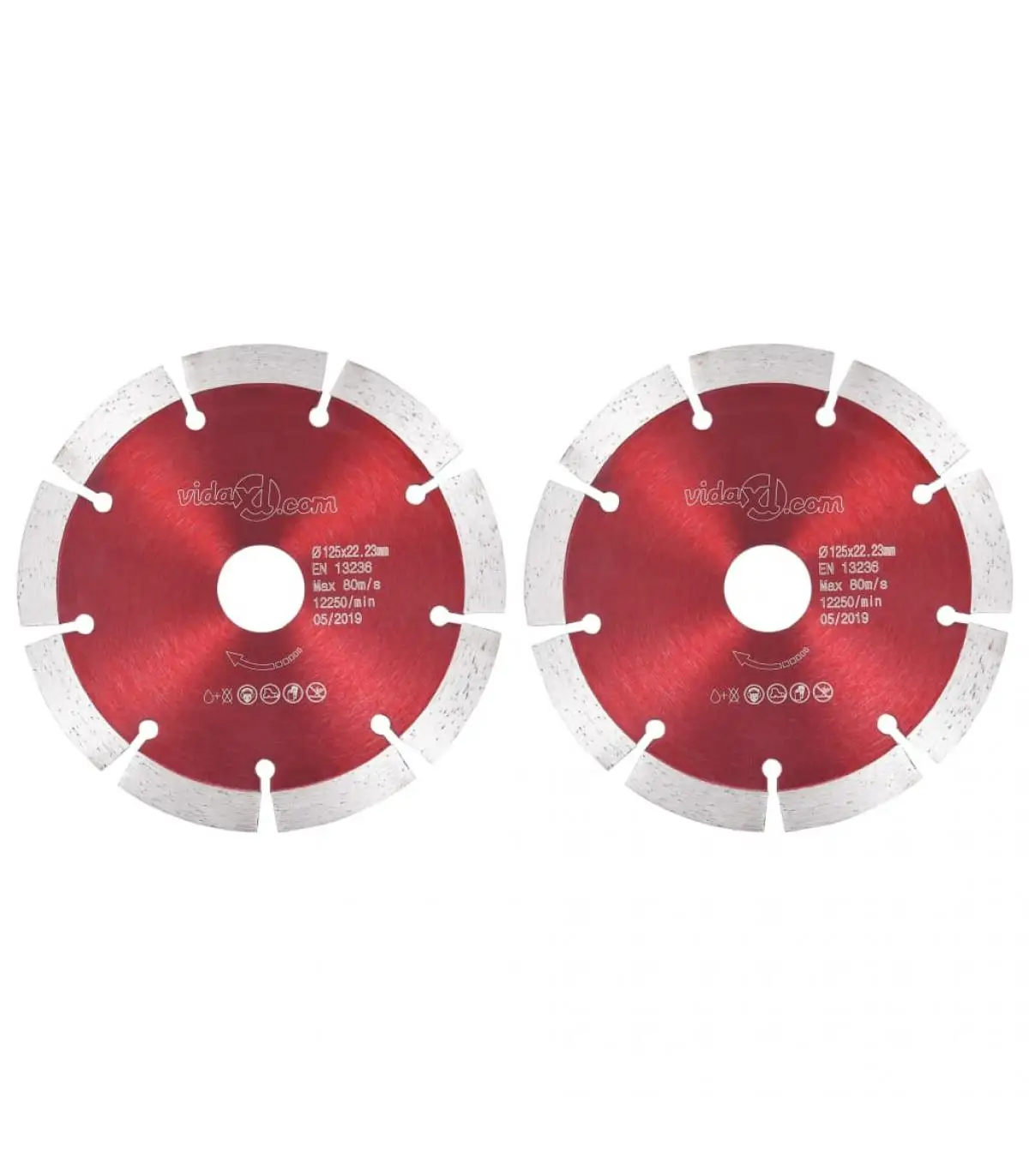 Saw Blades diamond cutting discs 2 PCs steel 125 mm