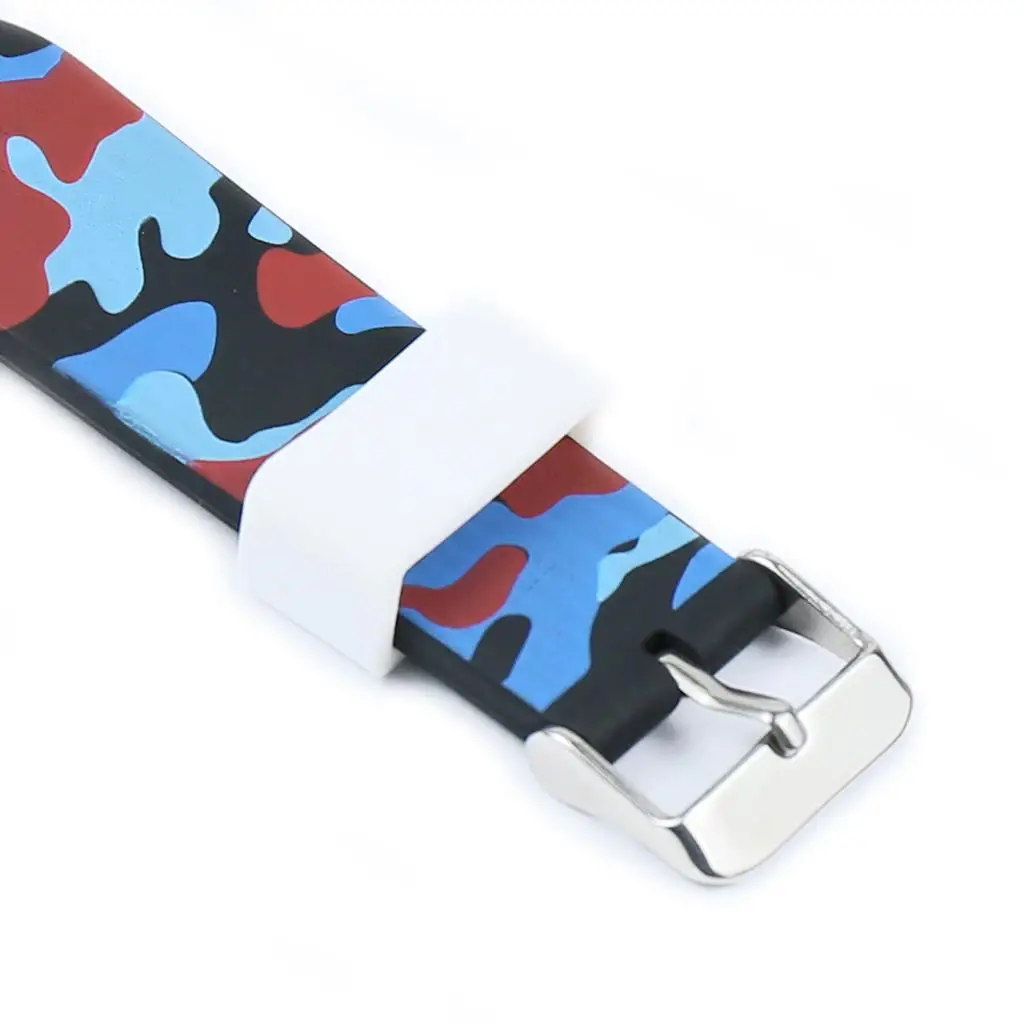 Silicone Watch Replacement Loops Adjustable Strap Bracelet for Apple Watch 40mm Samsung Watch