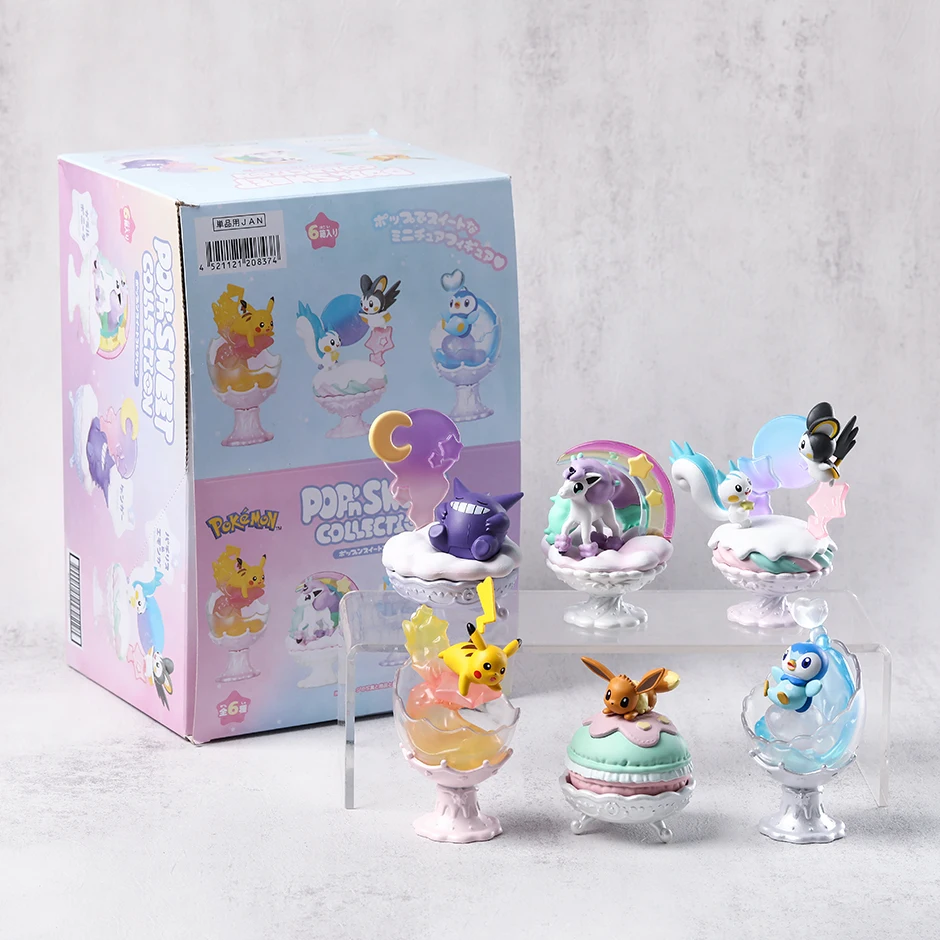 Pokemon Pop'N Sweet Collection Figures All 6 Types