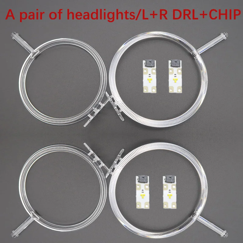 Car Headlight DRL CHIP Angel Eye Light Module For BMW X3 F25 2011-2013 Light Guide Tube Lemon Yellow and Red Light Chip Ballast