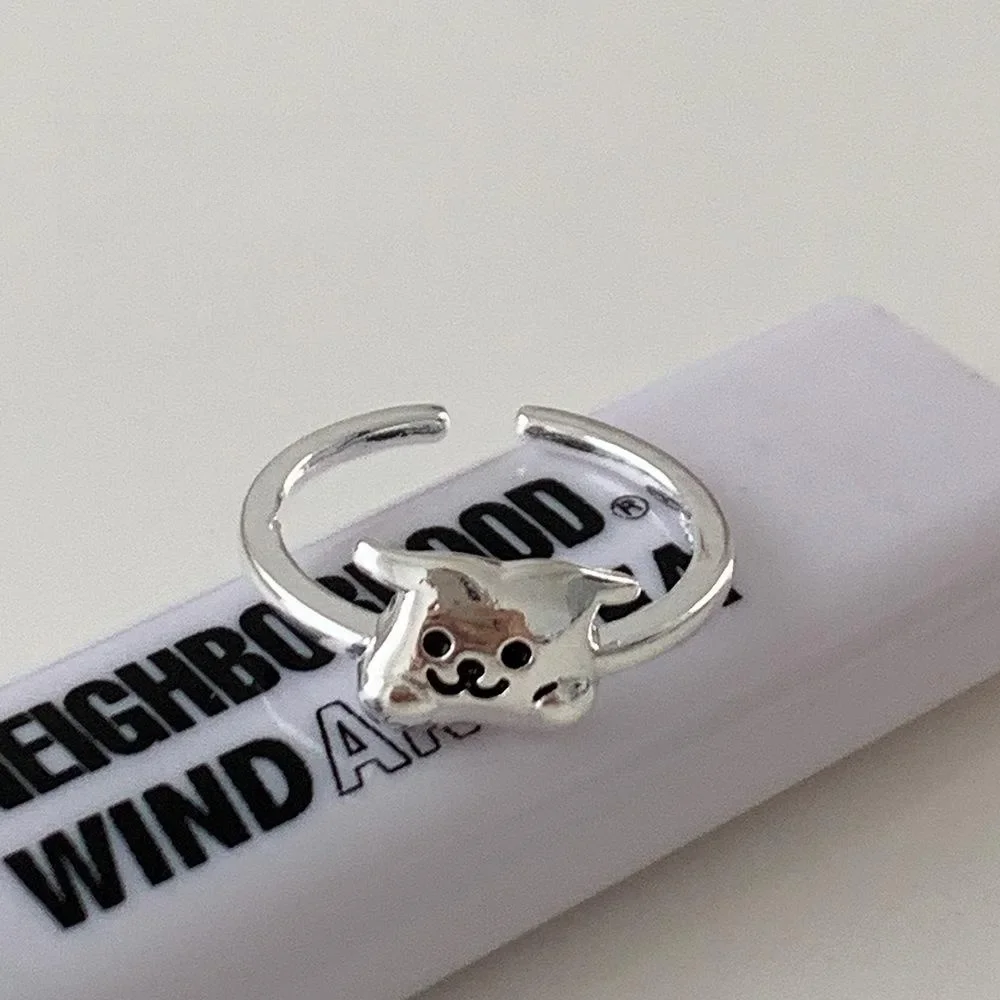 925 Sterling Silver Rings for Women Girl Cute Cartoon Dog Lovely Puppy Irregular Funny Design Fashion Jewelry Dropshipping