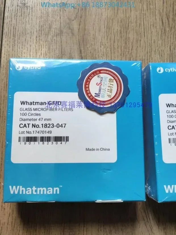 Whatman GF/D 47mm 1823-047 2,7um papel de filtro de fibra de vidro de alta carga