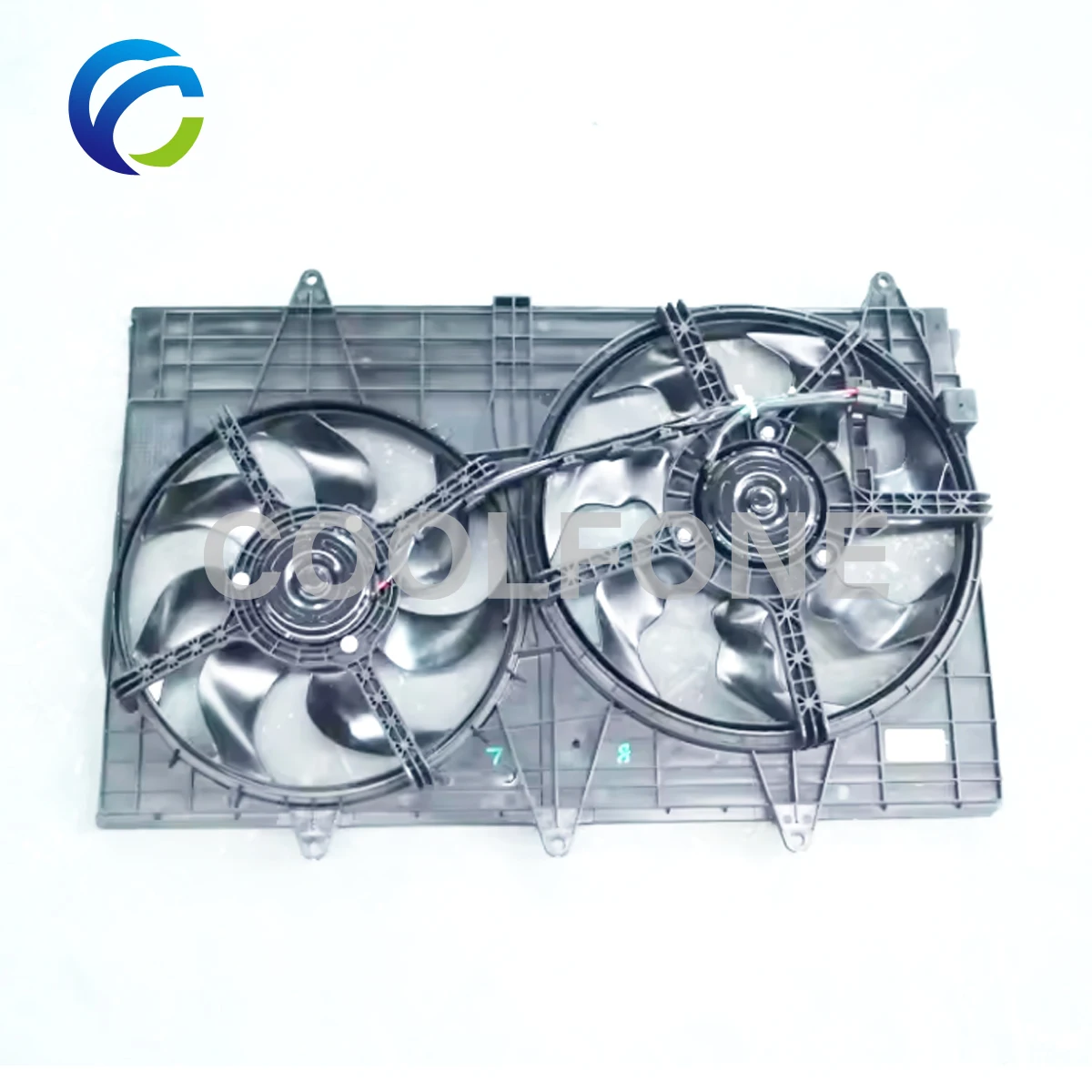 Electric Cooling Radiator Fan Assembly for CHEVROLET CAPTIVA WULING Almaz CORTEZ MG Hector  BAOJUN 530 730 1.5T 2021- 23730056