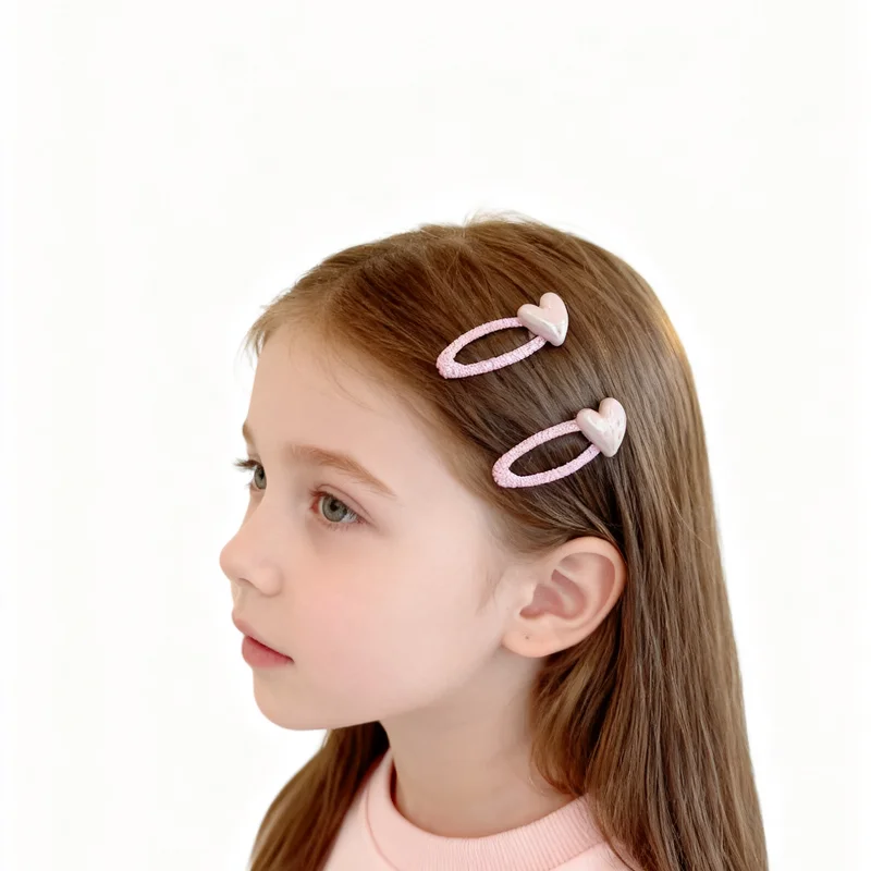 

Girl's Hair Accessories Princess Style Bow Hair Clip Pink Hair Clip Set Christmas Gift New Year Gift Girl's Birthday Gift