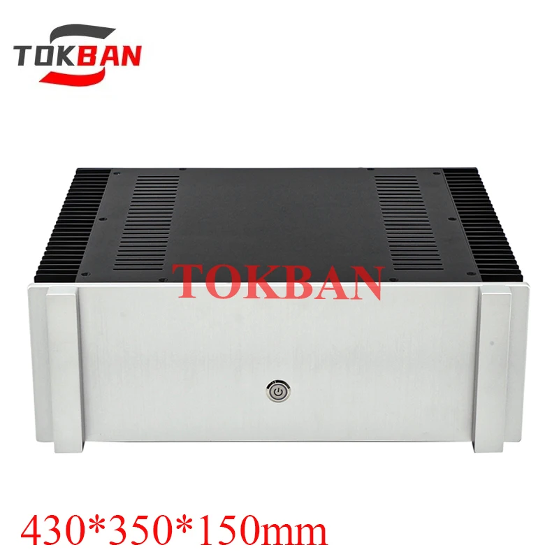 

Tokban CJ185 430*350*150mm All Aluminum Class A Power Amplifier Chassis Enclosure for Diy Amplifier Audio Case Shell