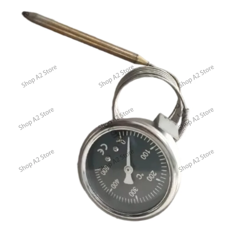 EP4 Pizza Oven Electric Oven Thermometer Bread Oven Pointer Thermometer 500 Degree Stainless Steel Plate Thermometer