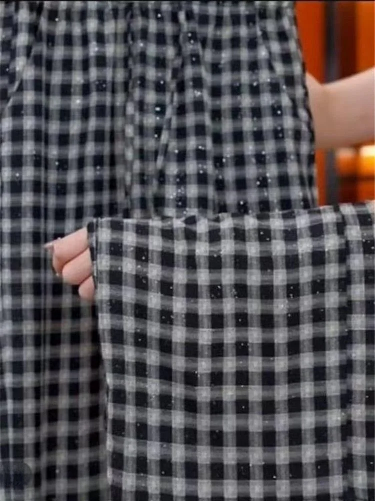 

Брюки прямого кроя с высокой талией, тонкие летние брюки с эластичной резинкой на талии для женщин среднего и пожилого возраста, утягивающие брюки для мам