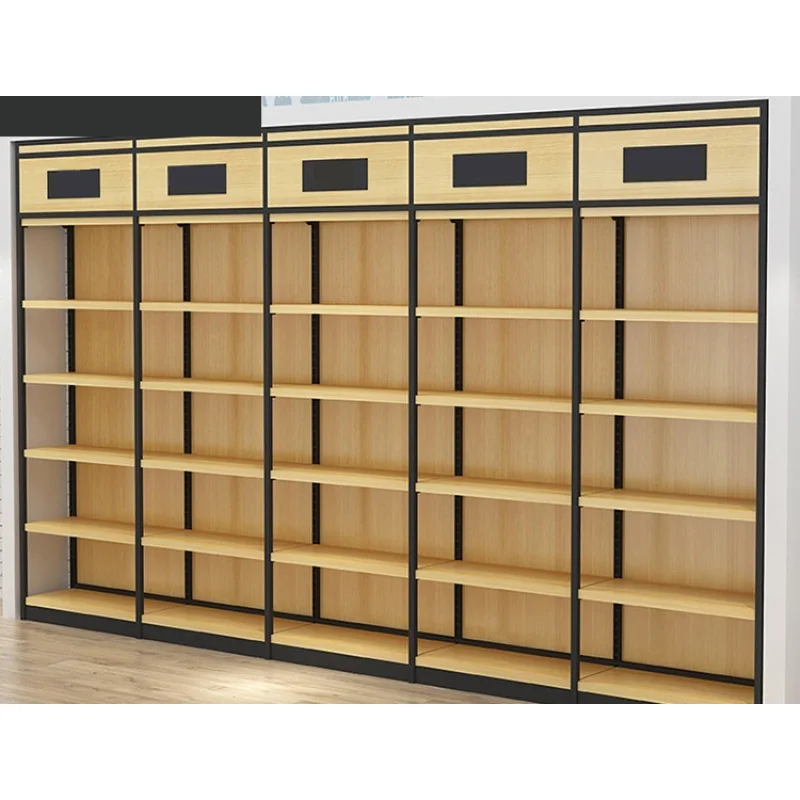 custom.Modern Customized HongMing Display Wine & Smoke Display Cabinet Rack Tiered Shelves Wood Metal Easy Assembly Recyclable