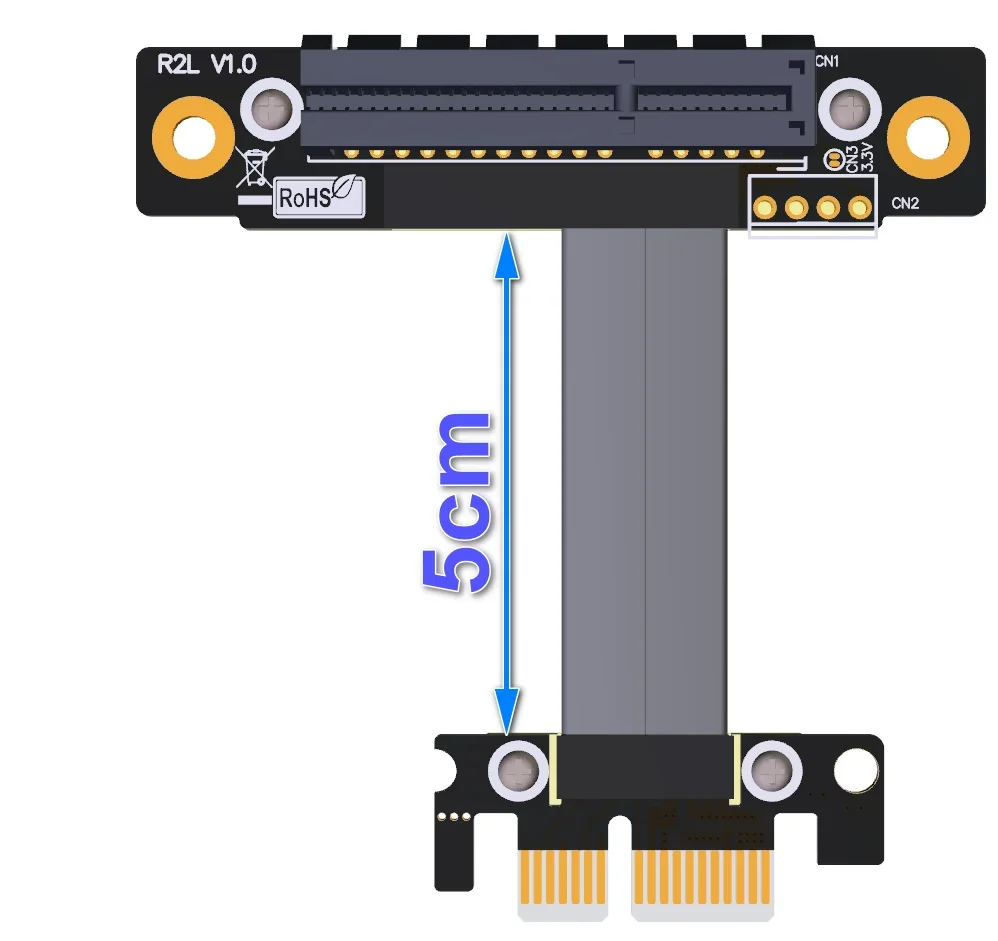 PCI-E x4 передача большого радиуса действия x1 pcie 1x до 4x PCIe3.0x1 gen3 8G/bps