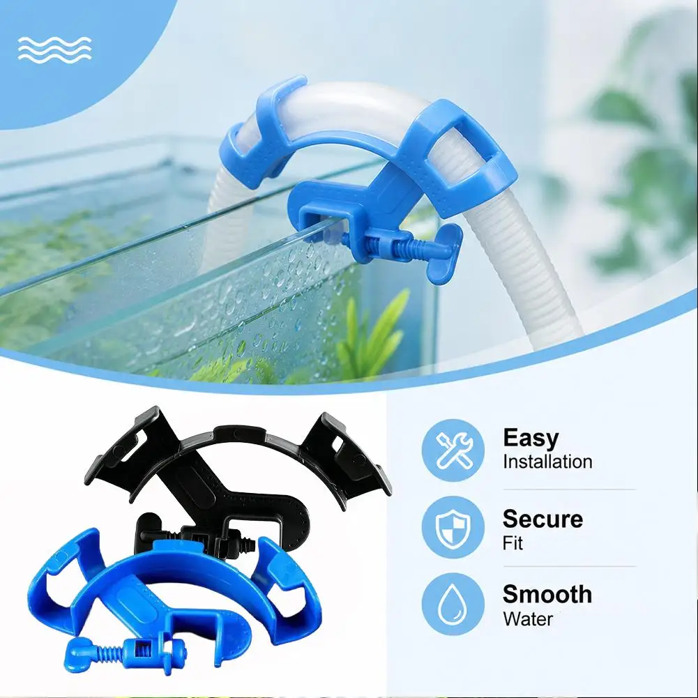 Wasserrohr-Befestigungsklammer, Aquarium-Filtrationshalter, Wasserrohrfilter zur Befestigung von Rohren im Aquarium, sicherer Schlauchhalter, Aquariumzubehör – Detail 7