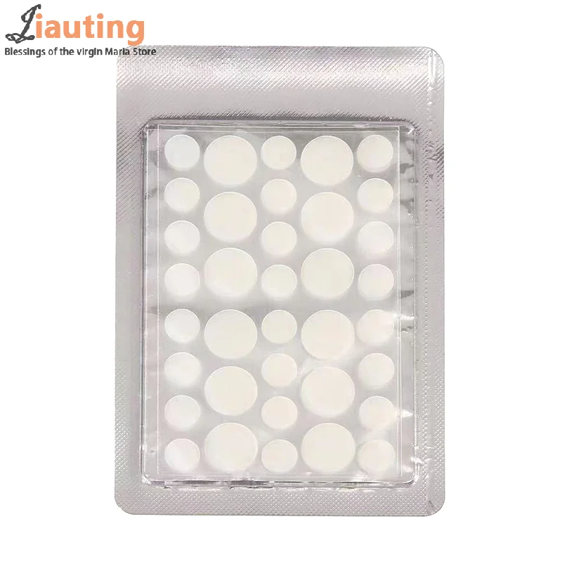 

Hot Sale 24pcs/36pcs Round Hydrogel Invisible Acne Sticker Skin Care Sticker Makeup Tool