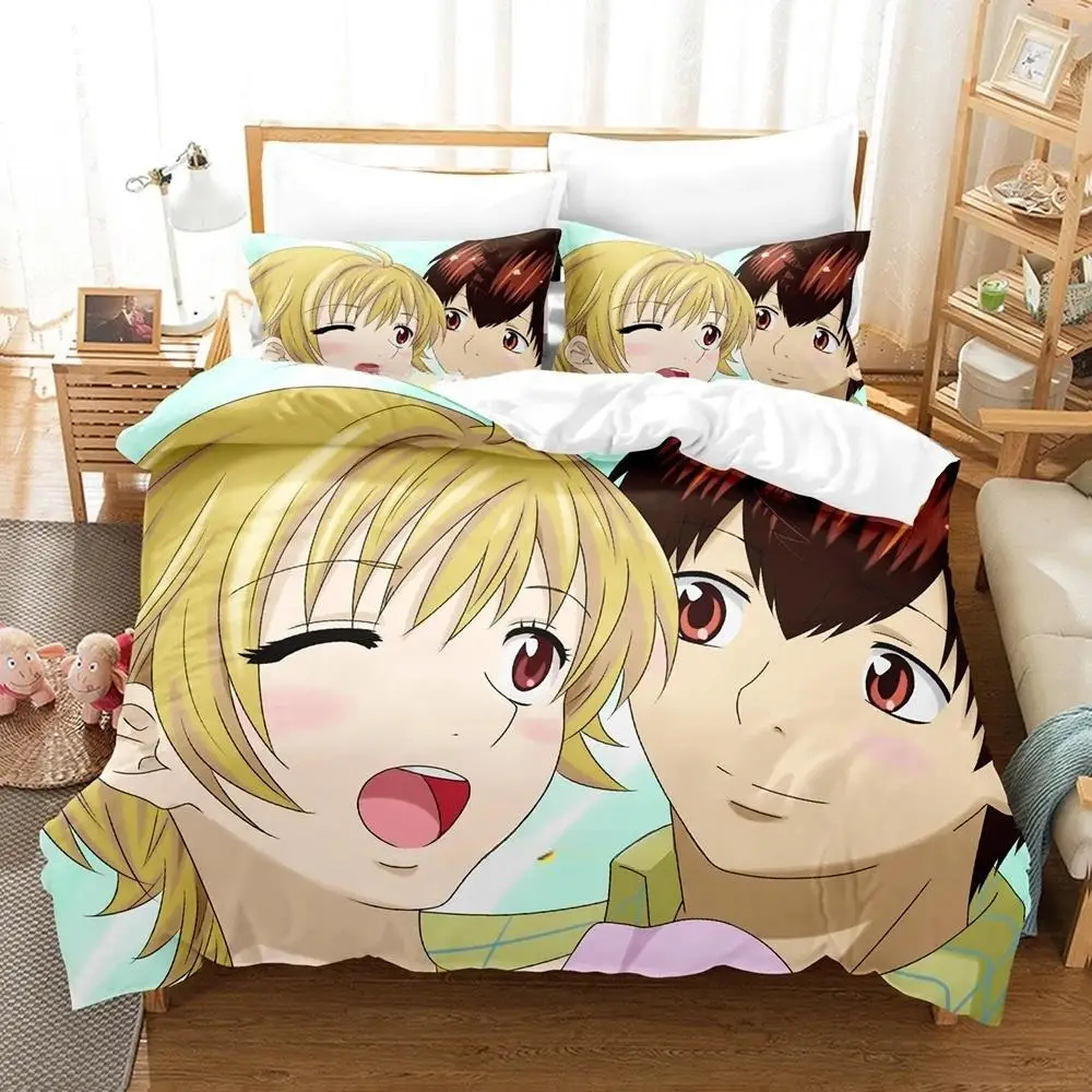 

BabySteps Bedding Set Single Twin Full Queen King Size Bed Set Adult Kid Bedroom Duvet Cover Sets 3D Print Anime Bed Sheet Set