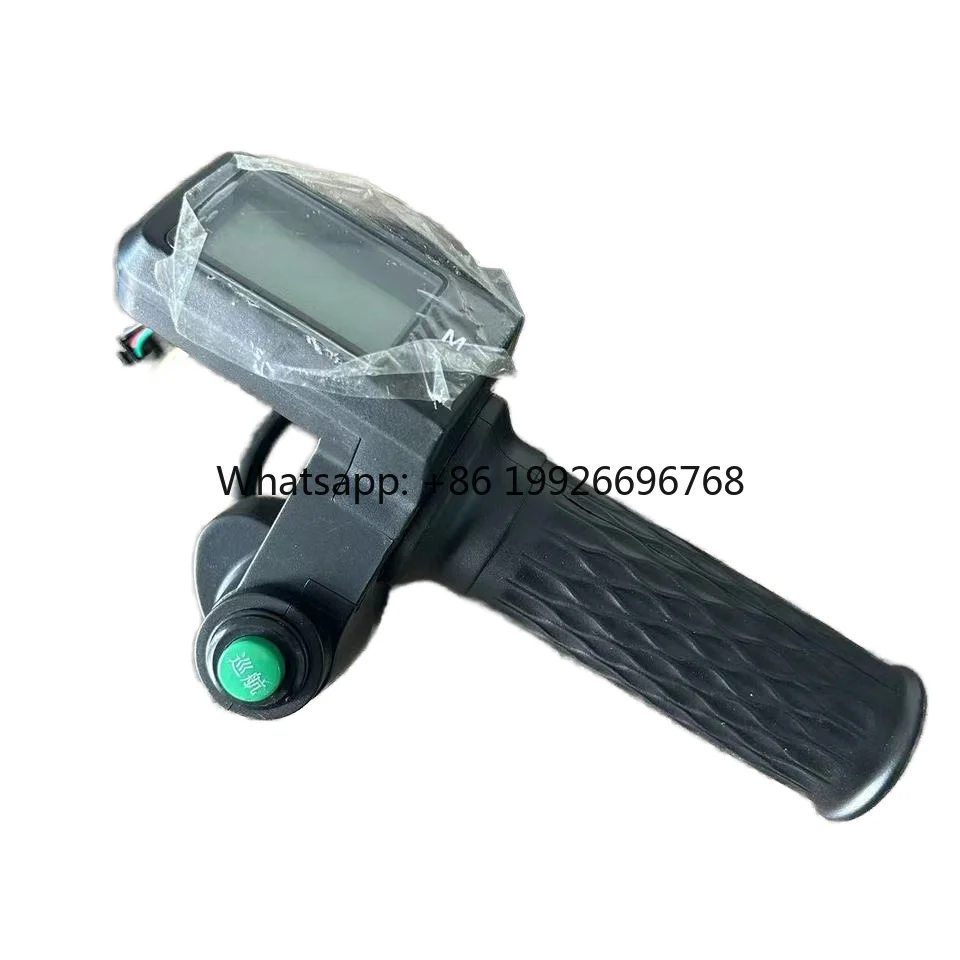

Factory Price Electric Scooter 36v 48v 60v 72v Display Screen Twist Throttle Handle Set Lock Key Speed Range Controller Ebike